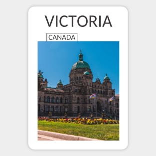 Victoria British Columbia Capital City Canada Souvenir Gift for Canadian Citizens T-shirt Apparel Mug Notebook Tote Pillow Sticker Magnet Magnet